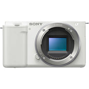 Sony ZV-E10 (White) with Sony ZV-E10 II (White) and FE 16-35mm F4 PZ G Lens