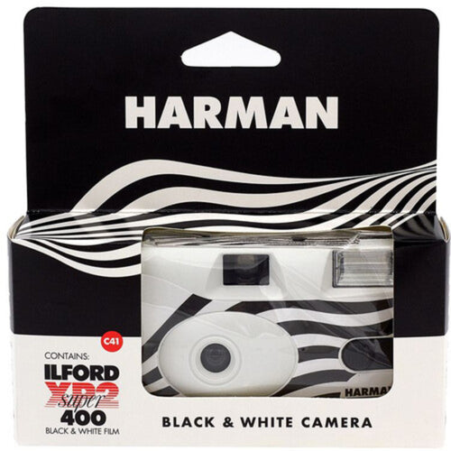Ilford XP2 Super 400 ISO Single Use Camera with Black & White Film - New