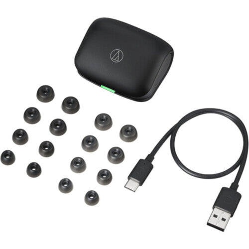 Audio-Technica Consumer ATH-TWX7 Noise-Canceling True Wireless Earbuds