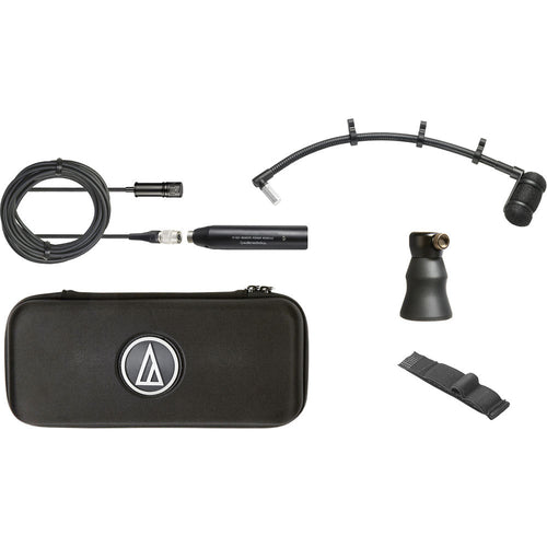 Audio-Technica Cardioid Condenser Instrument Microphone with Gooseneck & Magnetic Piano Mount (Long)
