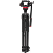 Manfrotto 502055XPRO3V Fluid Video Head and 055 Aluminium 3 Section Tripod Kit