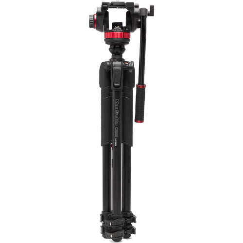 Manfrotto 502055XPRO3V Fluid Video Head and 055 Aluminium 3 Section Tripod Kit