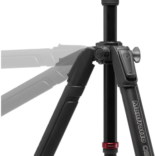 Manfrotto 502055XPRO3V Fluid Video Head and 055 Aluminium 3 Section Tripod Kit
