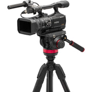 Manfrotto 502055XPRO3V Fluid Video Head and 055 Aluminium 3 Section Tripod Kit