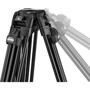 Manfrotto 504XTWFA-BDL Fluid Video Head, Fast Twin Aluminium Tripod and XPRO Monopod Bundle