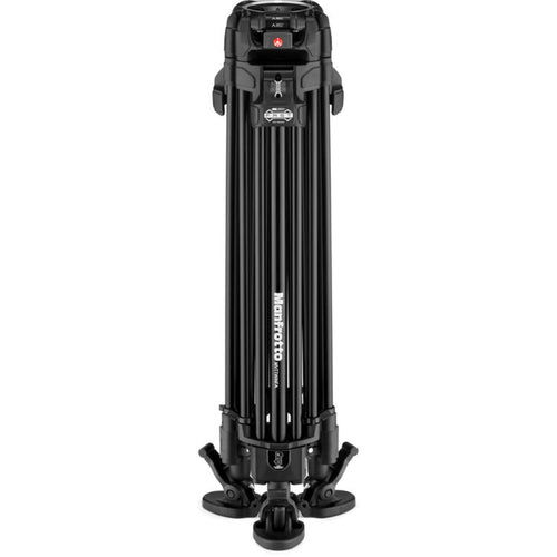 Manfrotto 504XTWFA-BDL Fluid Video Head, Fast Twin Aluminium Tripod and XPRO Monopod Bundle