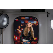 Manfrotto LL LB5730 Out of Focus Collapsible Background 1.2 x 1.5m Summer Foliage / City Lights