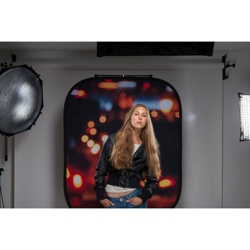 Manfrotto LL LB5730 Out of Focus Collapsible Background 1.2 x 1.5m Summer Foliage / City Lights