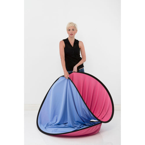 Manfrotto LL LB6751 Collapsible Reversible Background 1.8 x 2.15m Blue / Pink