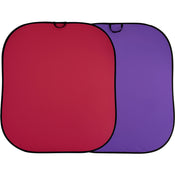 Manfrotto LL LB6752 Lastolite 1.8 x 2.15m Reversible Collapsible Background Red / Purple