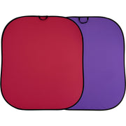 Manfrotto LL LB6752 Lastolite 1.8 x 2.15m Reversible Collapsible Background Red / Purple