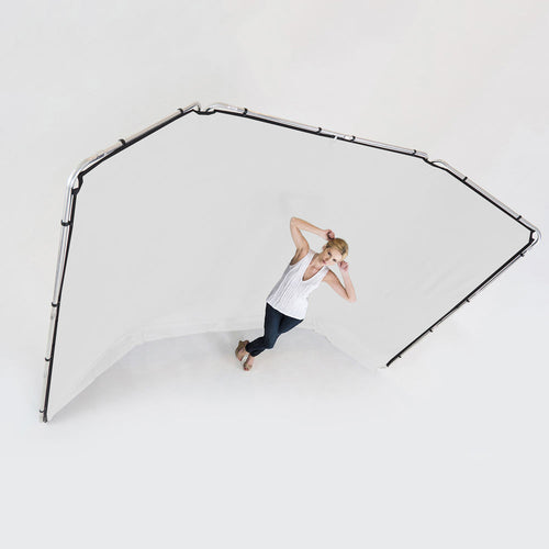 Manfrotto LL LB7627 Panoramic Background Cover 4m White