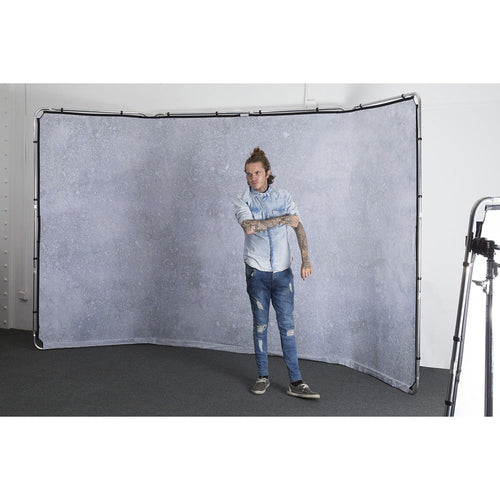 Manfrotto LL LB7904 Lastolite Panoramic Background 4m Cover Limestone