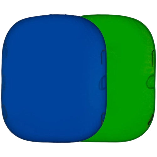 Manfrotto LL LC5687 1.5 x 1.8m Chroma Key Blue/Green Collapsible Reversible Background