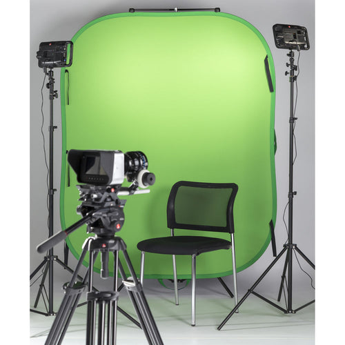 Manfrotto LL LC5687 1.5 x 1.8m Chroma Key Blue/Green Collapsible Reversible Background