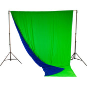 Manfrotto LL LC5787 Reversible Chroma Key Curtain Blue and Green 3 x 3.5m