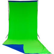 Manfrotto LL LC5887 Reversible Chroma Key Curtain Blue and Green Background 3 x 7m