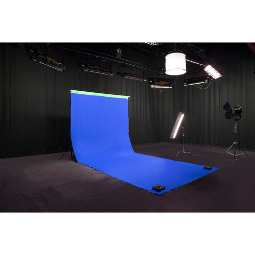 Manfrotto LL LC5887 Reversible Chroma Key Curtain Blue and Green Background 3 x 7m