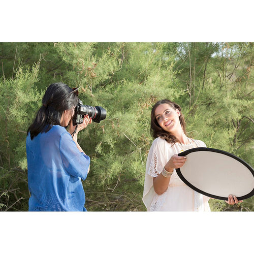 Manfrotto LL LR2036 50cm Collapsible Reflector Sunfire/Silver