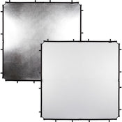 Manfrotto LL LR81531R SkyRapid 1.5 x 1.5m Silver/White Fabric