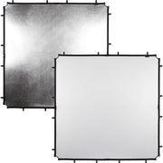 Manfrotto LL LR81531R SkyRapid 1.5 x 1.5m Silver/White Fabric
