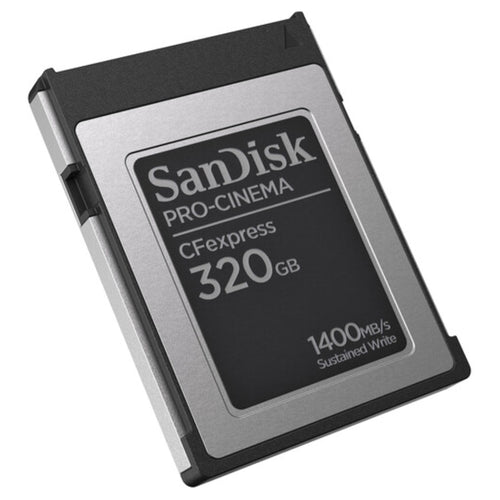 SanDisk 320GB Pro Cinema CFexpress Type B 1400MB/s Memory Card
