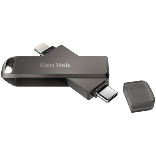 SanDisk iXpand Luxe SDIX70N 256GB Flash Drive iOS/Android Lightning & Type C USB3.1