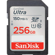SanDisk Ultra 256GB SDXC UHS-I 150MB/s Memory Card - V10