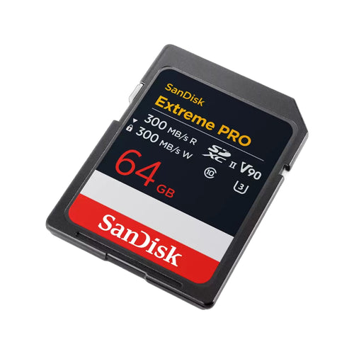SanDisk Extreme Pro 64GB SDXC 300MB/s UHS-II Memory Card - V90