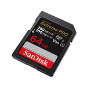 SanDisk Extreme Pro 64GB SDXC 280MB/s UHS-II Memory Card - V60