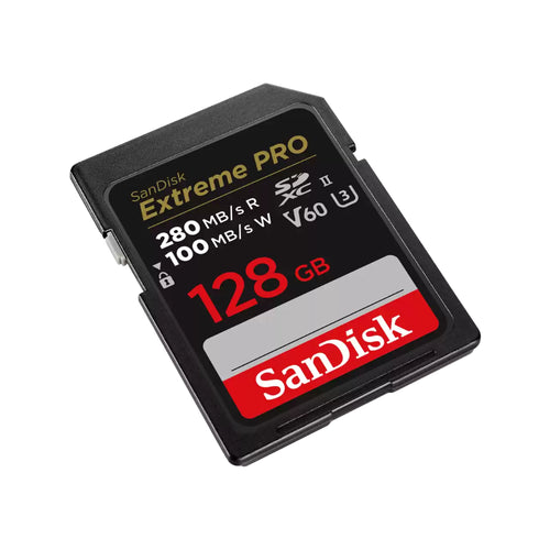 SanDisk Extreme Pro 128GB SDXC 280MB/s UHS-II Memory Card - V60