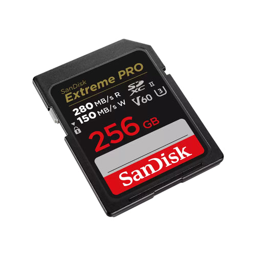 SanDisk Extreme Pro 256GB SDXC 280MB/s UHS-II Memory Card - V60