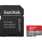 SanDisk Ultra microSDXC 256GB 150MB/s R UHS-I U1 C10 Card