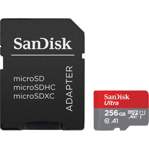 SanDisk Ultra microSDXC 256GB 150MB/s R UHS-I U1 C10 Card