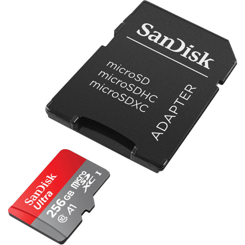 SanDisk Ultra microSDXC 256GB 150MB/s R UHS-I U1 C10 Card