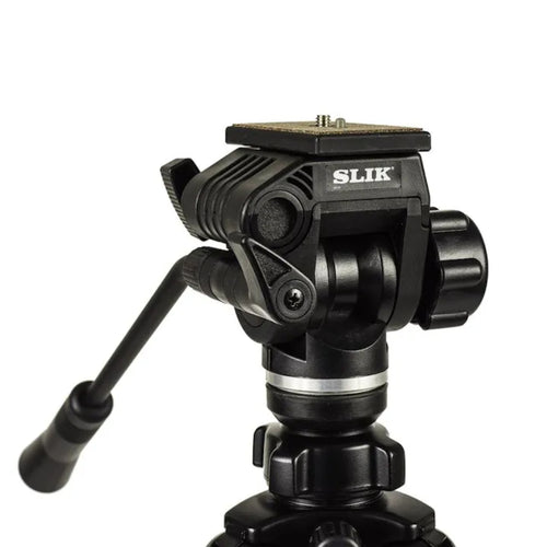Slik 504QF II Aluminium Tripod with 504QF II Video Fluid Pan Head
