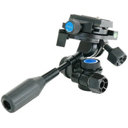 Slik SH-747FC 3-Way Head with QD Plate & Friction Control