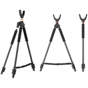 Vanguard Quest T62CU Shooting Carbon Fibre Tripod with 3-In-1 with U Yoke Head