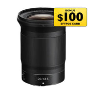 Nikon NIKKOR Z 20mm f/1.8 S Lens