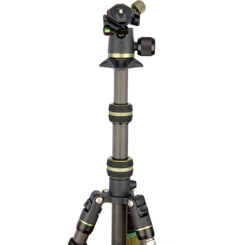 3 Legged Thing - Punks Brian 2.0 Tripod Kit with AirHed Neo 2.0 Twist Lock QR Ballhead (Black/Green)