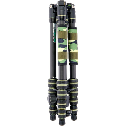 3 Legged Thing - Punks Brian 2.0 Tripod Kit with AirHed Neo 2.0 Twist Lock QR Ballhead (Black/Green)