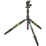 3 Legged Thing - Punks Brian 2.0 Tripod Kit with AirHed Neo 2.0 Twist Lock QR Ballhead (Black/Green)