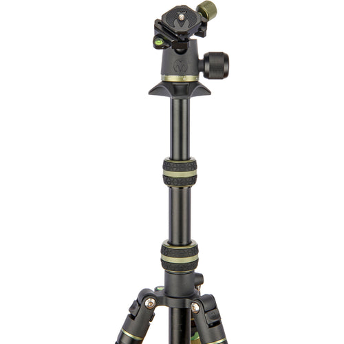 3 Legged Thing - Punks Corey 2.0 Tripod Kit with AirHed Neo 2.0 Twist Lock QR Ballhead (Black/Green)
