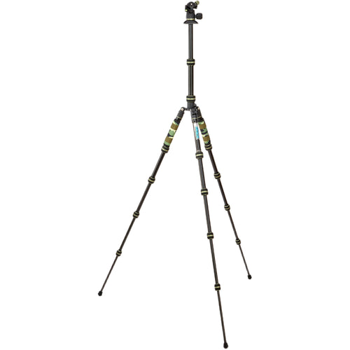 3 Legged Thing - Punks Corey 2.0 Tripod Kit with AirHed Neo 2.0 Twist Lock QR Ballhead (Black/Green)