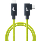 Angelbird USB-C 4.0 Solid Flex Cable Right-Angle Lime 32cm / 1ft