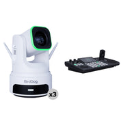 BirdDog 3x BDX4U (White) with 1x BDKBD Keyboard Combo