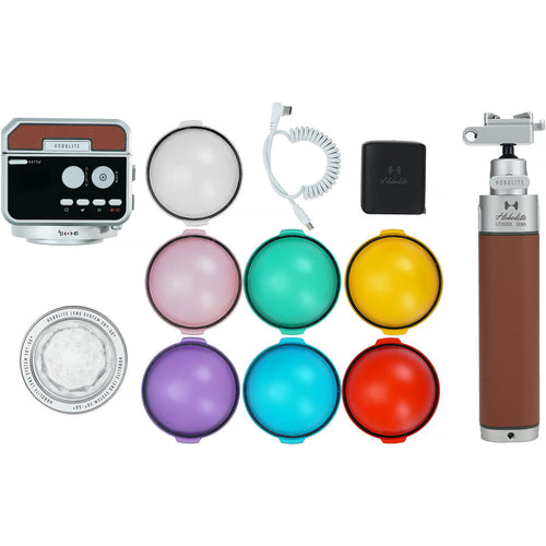 Hobolite Mini Max Bi-Colour LED Light (Brown, Travel Kit)