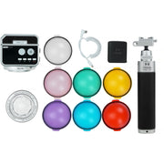 Hobolite Mini Max Bi-Colour LED Light (Midnight Black, Travel Kit)
