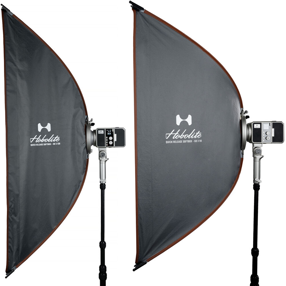 Harlowe Quick Release Softbox Set with Bowens and Max Mounts (1 x 4' a ...