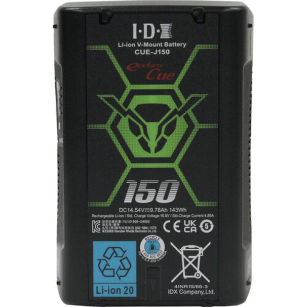 IDX System Technology CUE-J150 V-Mount Battery (143Wh)